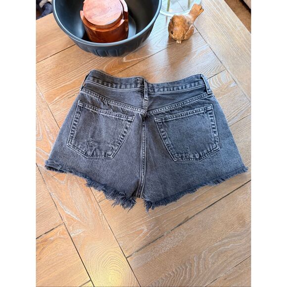 AGOLDE Parker Shorts In Black Size 25 - Picture 4 of 7